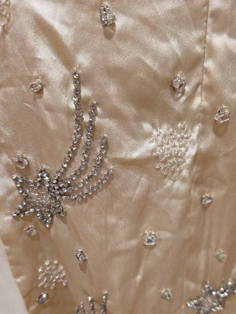 NEW $398 FOR LOVE & LEMONS SHOOTING STARS BEADED MINI DRESS IN CREAM SIZE XL - Picture 4 of 10